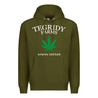 Army Green tegridy farms Premium Hoodie - linhVisuals