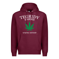 Burgundy tegridy farms Premium Hoodie - linhVisuals
