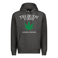 Charcoal Heather tegridy farms Premium Hoodie - linhVisuals