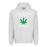 Dove Grey tegridy farms Premium Hoodie - linhVisuals