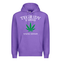 Purple tegridy farms Premium Hoodie - linhVisuals