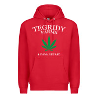 Red tegridy farms Premium Hoodie - linhVisuals
