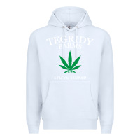 White tegridy farms Premium Hoodie - linhVisuals