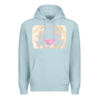 Blue Mist labradoodle t  shirtfunny labradoodle face mask funny dog mouth t  shi Premium Hoodie - linhVisuals
