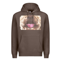 Coffee labradoodle t  shirtfunny labradoodle face mask funny dog mouth t  shi Premium Hoodie - linhVisuals