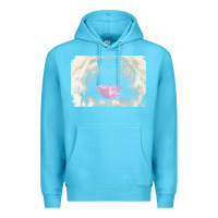 Ocean Blue labradoodle t  shirtfunny labradoodle face mask funny dog mouth t  shi Premium Hoodie - linhVisuals