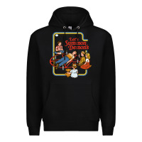Black let's summon demons Premium Hoodie - linhVisuals