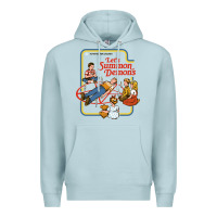Blue Mist let's summon demons Premium Hoodie - linhVisuals