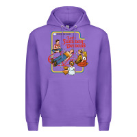 Purple let's summon demons Premium Hoodie - linhVisuals