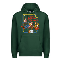 Sports Green let's summon demons Premium Hoodie - linhVisuals