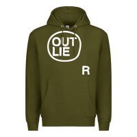 Army Green outlier Premium Hoodie - linhVisuals