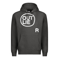 Charcoal Heather outlier Premium Hoodie - linhVisuals