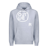 Heather Grey outlier Premium Hoodie - linhVisuals