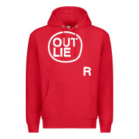 Red outlier Premium Hoodie - linhVisuals