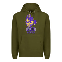 Army Green kelvins god squad strong Premium Hoodie - linhVisuals