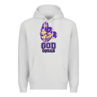 Dove Grey kelvins god squad strong Premium Hoodie - linhVisuals