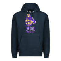 Navy kelvins god squad strong Premium Hoodie - linhVisuals