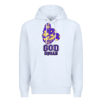 White kelvins god squad strong Premium Hoodie - linhVisuals