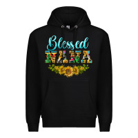 Black blessed nana Premium Hoodie - BarkalooDesign