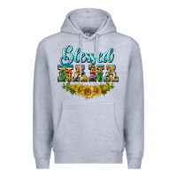 Heather Grey blessed nana Premium Hoodie - BarkalooDesign
