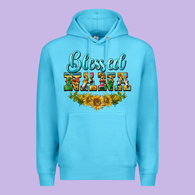 Blessed Nana Premium Hoodie Designed By Barkaloodesign