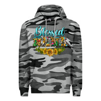 Slate Camo blessed nana Premium Hoodie - BarkalooDesign