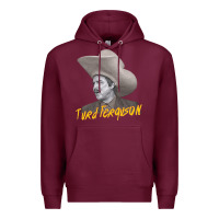 Burgundy turd retro snl celebrity Premium Hoodie - linhVisuals
