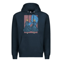 Navy sisters    white christmas Premium Hoodie - linhVisuals
