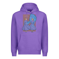 Purple sisters    white christmas Premium Hoodie - linhVisuals