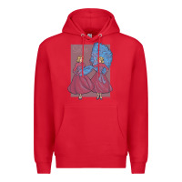 Red sisters    white christmas Premium Hoodie - linhVisuals