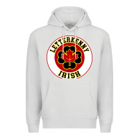 Dove Grey letterkenny irish shoresy shamrock Premium Hoodie - linhVisuals