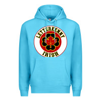 Ocean Blue letterkenny irish shoresy shamrock Premium Hoodie - linhVisuals