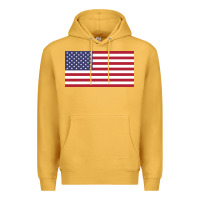 Mustard american flag Premium Hoodie - linhVisuals