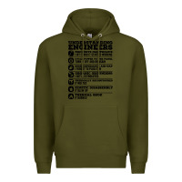 Army Green understanding engineers funny Premium Hoodie - linhVisuals