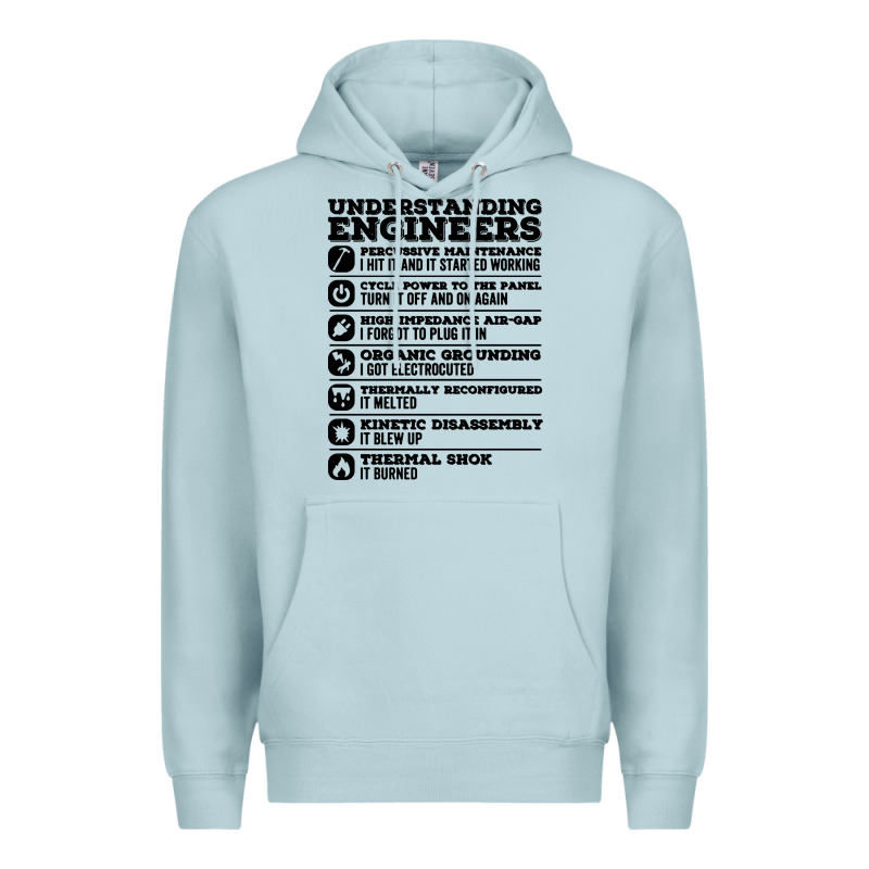 Understanding Engineers Funny Premium Hoodie by linhVisuals | Teevron