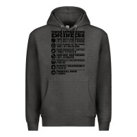 Charcoal Heather understanding engineers funny Premium Hoodie - linhVisuals