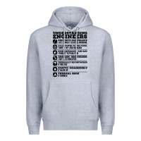 Heather Grey understanding engineers funny Premium Hoodie - linhVisuals