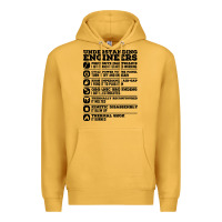 Mustard understanding engineers funny Premium Hoodie - linhVisuals