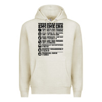 Oatmeal Heather understanding engineers funny Premium Hoodie - linhVisuals