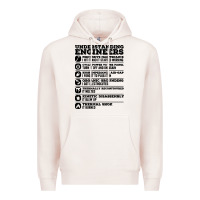 Pale Pink understanding engineers funny Premium Hoodie - linhVisuals