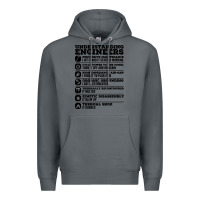 Rock understanding engineers funny Premium Hoodie - linhVisuals