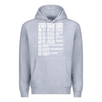 Heather Grey understanding engineers funny Premium Hoodie - linhVisuals
