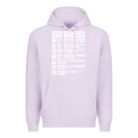 Lilac understanding engineers funny Premium Hoodie - linhVisuals