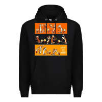 Black calvin Premium Hoodie - linhVisuals