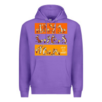Purple calvin Premium Hoodie - linhVisuals