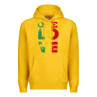 Lemon one love rasta reggae Premium Hoodie - linhVisuals