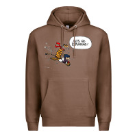 Chestnut calvin Premium Hoodie - linhVisuals