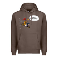 Coffee calvin Premium Hoodie - linhVisuals