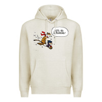 Oatmeal Heather calvin Premium Hoodie - linhVisuals