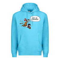 Ocean Blue calvin Premium Hoodie - linhVisuals